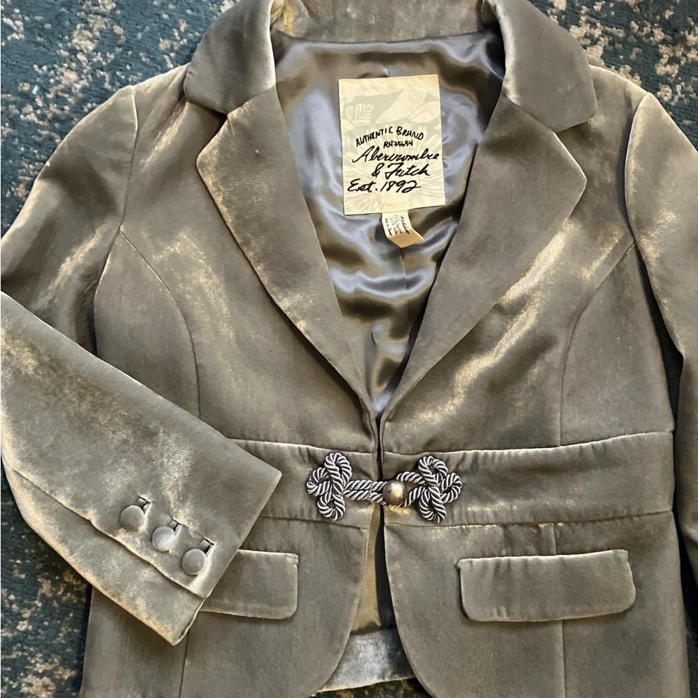 Abercrombie & Fitch Gray Blazer